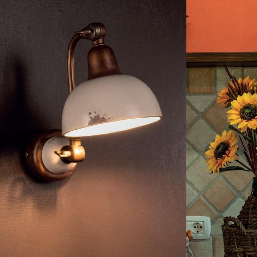 vintage keramia allithato falikar lampa rusztikus mediterran konyha nappali haloszoba antikolt paraszthaz lampak imas firenze rez patinas olasz toszkan lampak.jpg